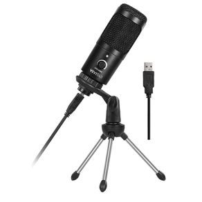 Microfone Condensador USB para estúdio de Som, PC, MAC e PS4