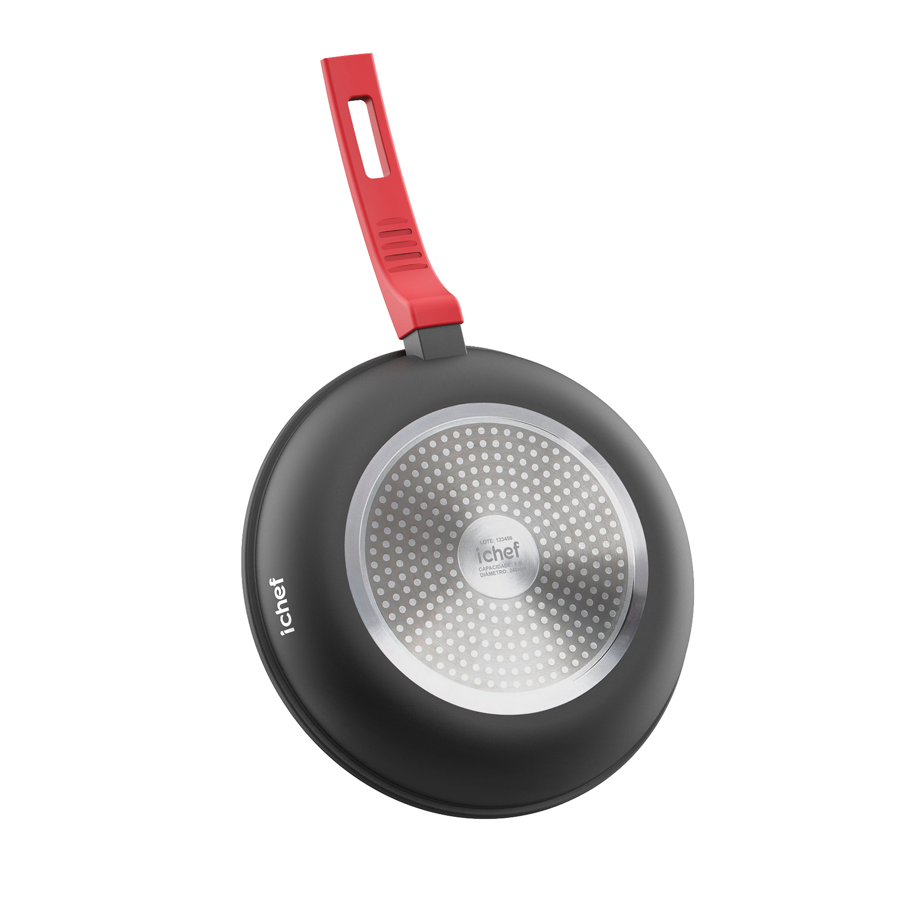 Panela First Sauté Petit Vermelha 20cm Ichef Polishop - Imagem 2