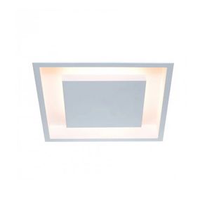 Plafon Embutir Eclipse Quad.Luz Indireta 50x50 Br Text.Cod.2041/50 E-27 - Itamonte Itamonte