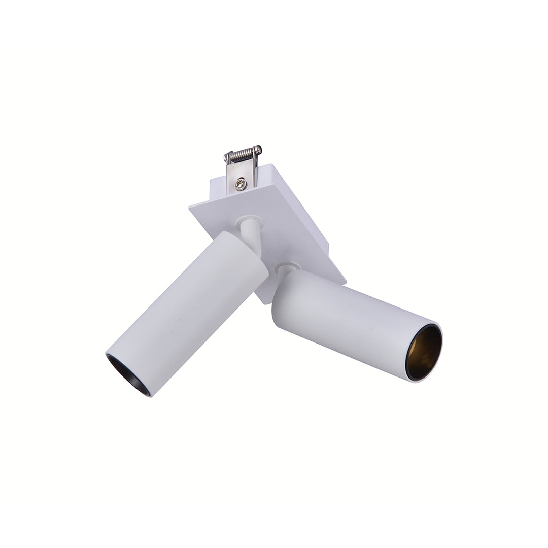 Spot Led Embutir Kona Duplo 24G IRC97 3W 2700K Branco Ref.6464 - Nordecor - Imagem 2