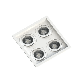 Spot Incandescente Embutido Recuado Quadrado P/4 Par20 BR C/BR Ref.SE-330-2904 - Save Energy Save Energy