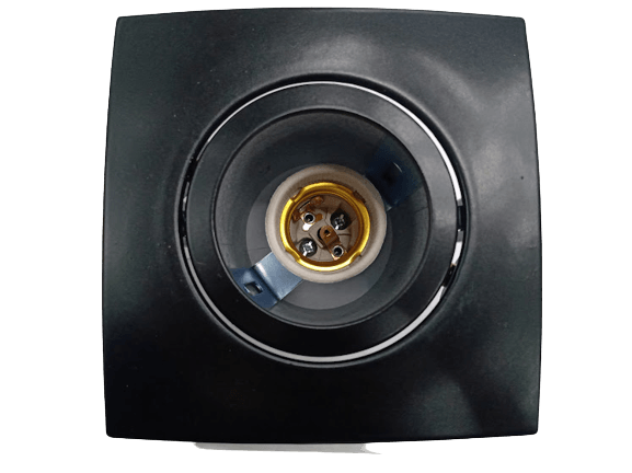 Spot Incandescente Embutir Mf123 Quadrado P/Par 20 Pt - Metal Tecnica - Imagem 2