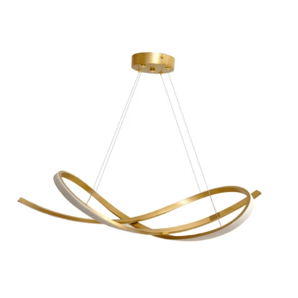 Pendente Led Momento Alum. C/Silicone 35W 2800Lms 3000K Biv. Ref. P-Momento Gold - GMH