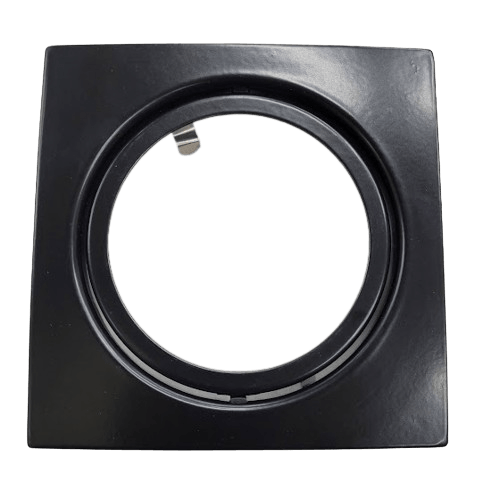 Spot Dicroica Embutir Quadrado P/Ar 111 Mf:113 Preto - Metal Tecnica