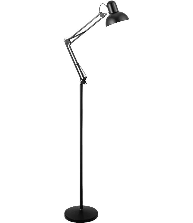 Luminária Coluna Chão Metal Office LAMP PT P/1E-27 1,90MT Cód.OL-P - GMH