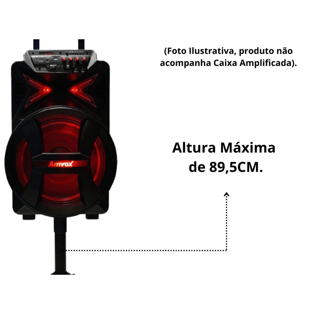 Tripé em Metal Regulamento de Altura AMVOX ATP 001 - Imagem 4