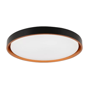 Plafon Led Redondo Sobrepor Pt+Dr 41cm 24w 3000/4000/6000k Ref.Ly-8762m - Hevvy