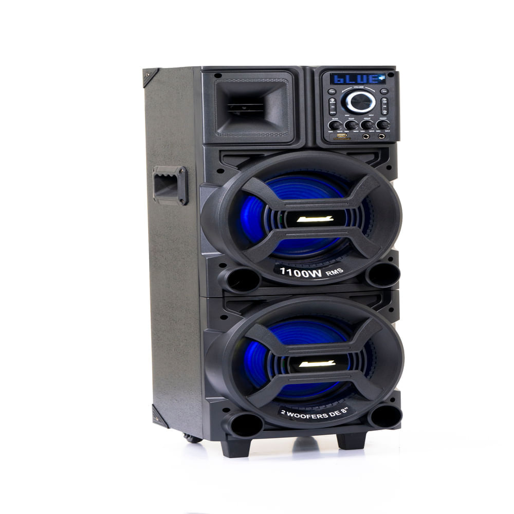 SKD CAIXA AMPLIF. AMVOX ACA 1101 BLACK DUPLO 8 BIVOLT 1100W - Imagem 6