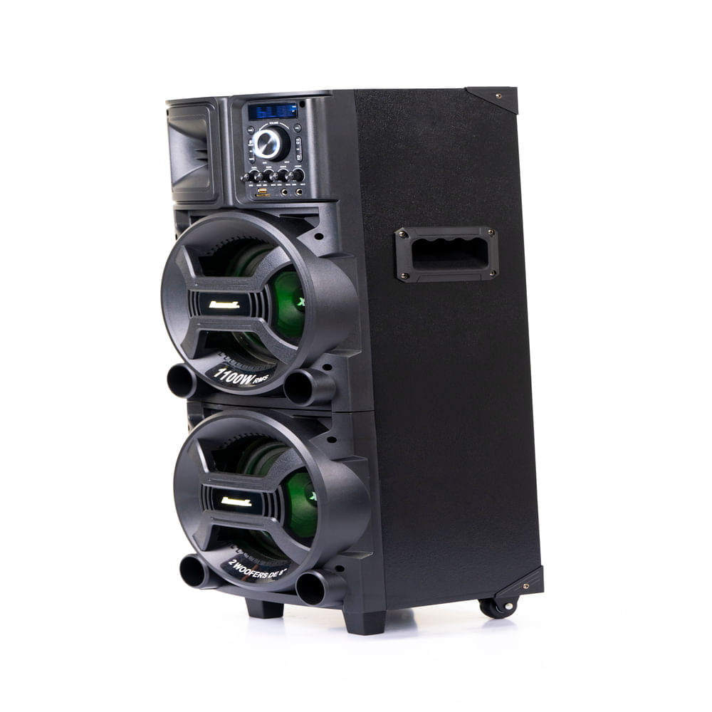 SKD CAIXA AMPLIF. AMVOX ACA 1101 BLACK DUPLO 8 BIVOLT 1100W - Imagem 4