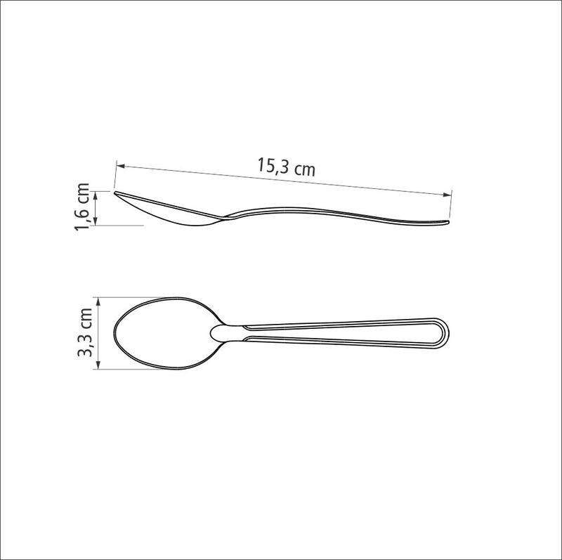 Colher para sobremesa Inox Buzios Tramontina - Imagem 2
