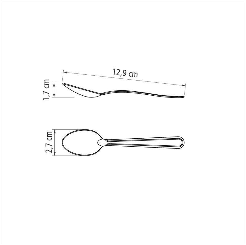 Colher Para Chá em Aço Inox Búzios Tramontina - Imagem 2
