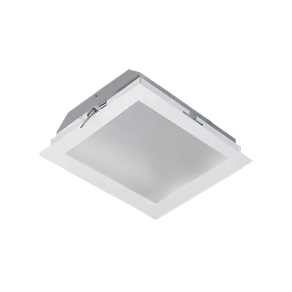 Plafon Embutir Slim Acrílico LS 4 X El 35 X 35cm Branca Ref.896.57 - Incolustre