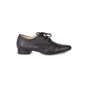 Sapato Oxford Em Couro 6994 - Tamanho: 39 - Cor: Preto