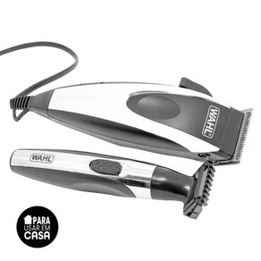 Kit de máquinas para Cortar Cabelo e Aparador de Pelos Cut & Detail Wahl 220v