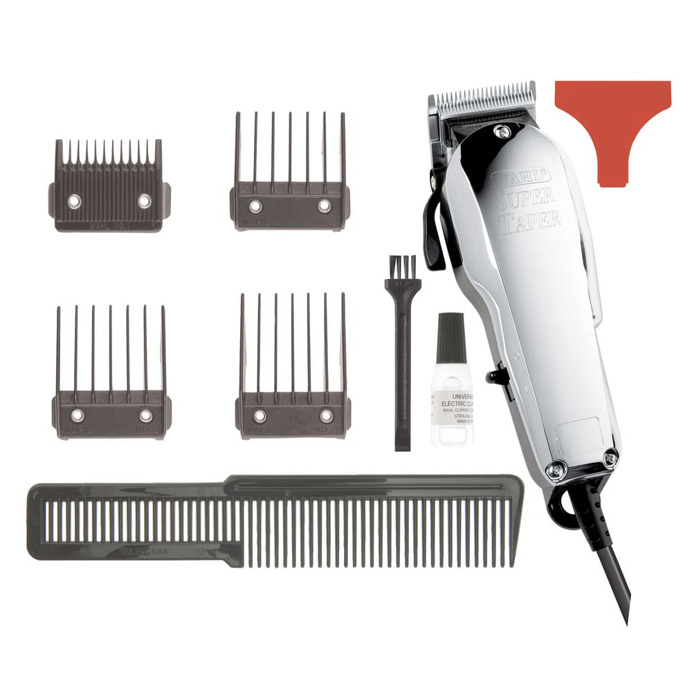 Kit Máquina de Cortar Cabelo Wahl Super Taper Chrome e Hero 220v - Imagem 3