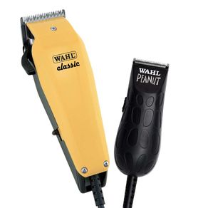 Kit de Máquina de Cortar Cabelo e Acabamento Classic e Peanut 220v Wahl 220v