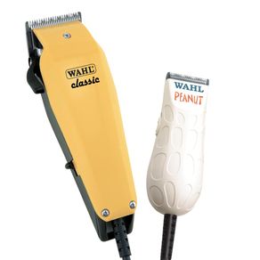 Kit Máquina de Cortar Cabelo Wahl Classic e Máq. Acabamento Peanut 127v 127v