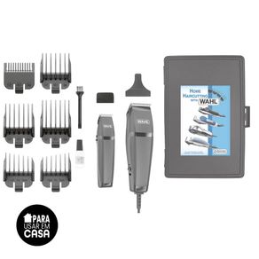 Kit de Máquinas de Cortar Cabelo e Aparador HomeCut Wahl 220V