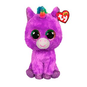 Pelúcia Toyng Unicornio Roxo Ty Beanie Boos Brinquedo