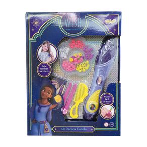 Kit  Infantil Miçangas Toyng Para Cabelo Disney Wish