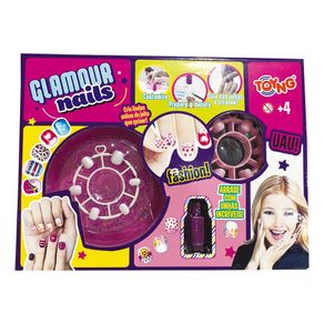 kit Decora Unha Manicure Infantil Toyng Glamour Nails Adesivos