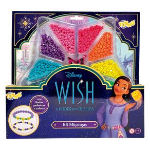 Kit Miçangas Toyng Pulseiras Glamour Wish Disney