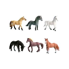 Cavalos Miniatura Animais da Fazenda Toyng  c/6 unidades