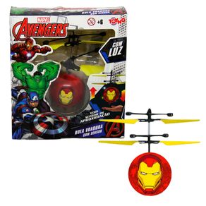 Brinquedo Bola Voadora Marvel Homem De Ferro Com Sensor De Mão E Luz Toyng