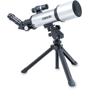 Telescópio Refrator 70 mm SkyChaser, 133.5x, Localizador 8x21, Barlow 3 x, Tripé e Bolsa