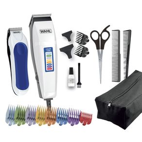 Kit de Máquina de Cortar Cabelo e Acabamento  Color Code Wahl 127v