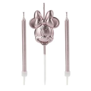 Vela Rosto Minnie Rose Gold - SilverFesta