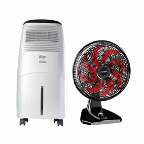 Wap Climatizador de Ar Air Protect e Polishop Ventilador de Mesa e Parede 8 Pas | 127V