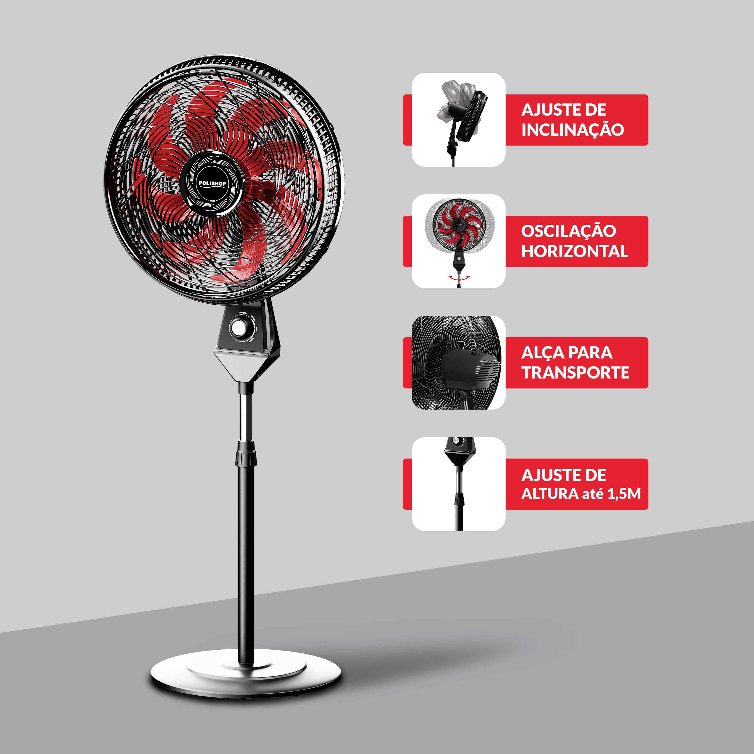 Ventilador de Coluna Polishop - Imagem 4
