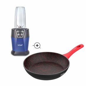 Power Nutri Machine Ichef e Panela First Sauté Petit Vermelha 20cm Ichef | 127V