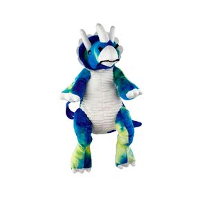 Mochila Dinossauro Tricerátops azul Toyng