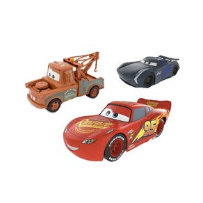 Trio Roda Livre Toyng Carros Disney McQueen Matte e Jackson