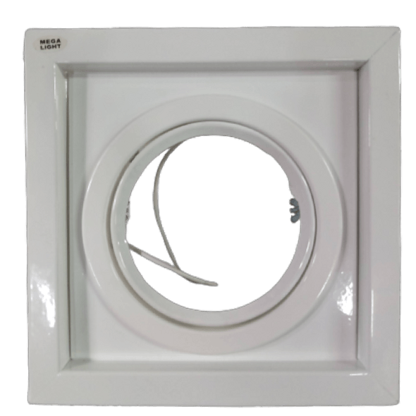 Spot Dicroica Embutir PE276/1 AR111 Branco - Mega Light