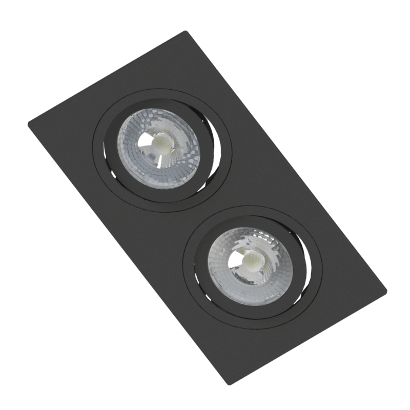 Spot Incandescente Embutido Face Recuada P/2 Par20 Preto Ref.SE-330.2905 - Save Energy - Imagem 2