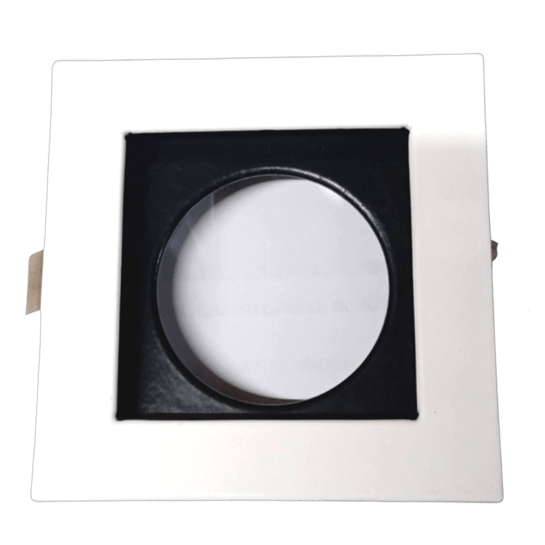 Spot Embutir Quadrado Orientável MF130/FP Para Par20 50w Alumínio - Metal Tecnica