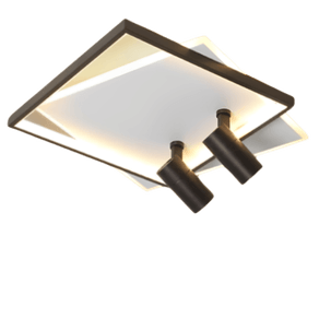 Plafon Led Minimalista Sobrepor Duplo P/2 GU-10 60CM 67W 3000K 8600Lms Ref 5231 - All Lux All Lux
