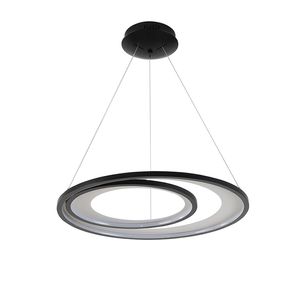 Pendente Led Zahal 42x62x400MM Preto 3000K 54W 4050LMS Ref.2506 - Nordecor Nordecor