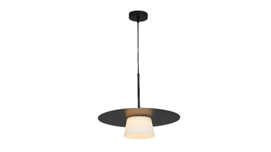 Pendente Led Capelo Grafite/Leitoso 42X25CM 2700K 7W 700LMS CAP1PD01GR042 - Bella Iluminação