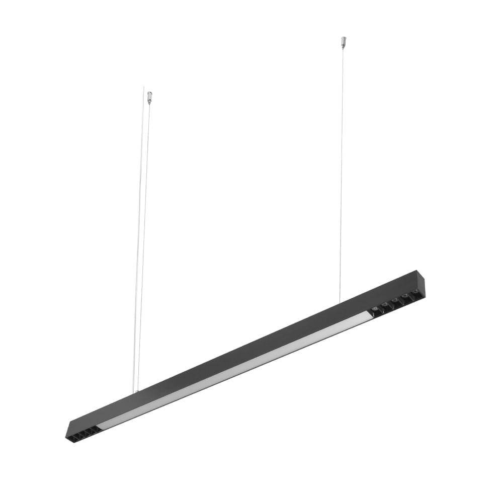 Pendente Led LYTA DIF 120x200CM Preto 4000K 40W 3200Lms Ref.2677 - Nordecor