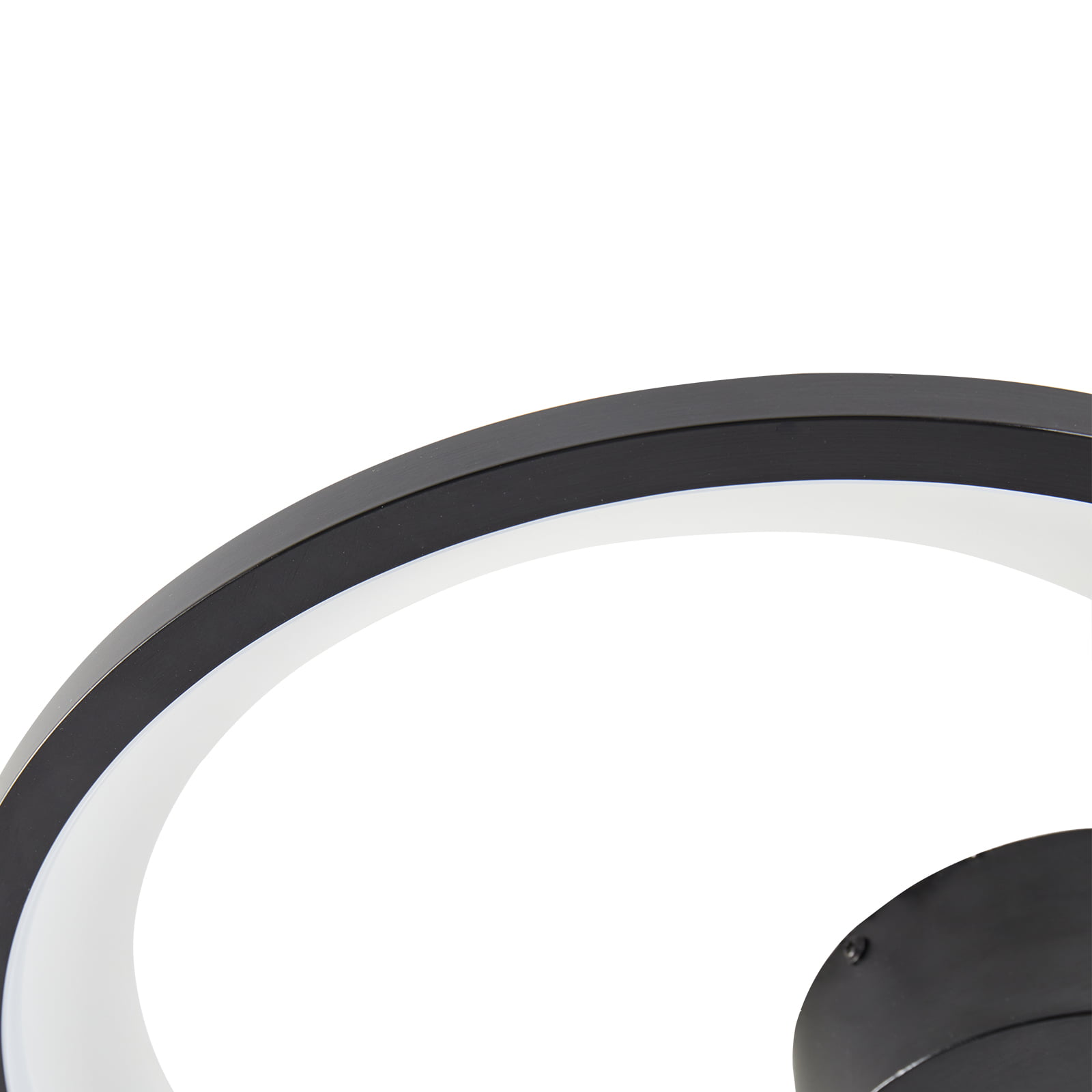 Plafon Led Zahal Uno 7x42CM Preto 3000K 27W 2025Lms Ref.2512 - Nordecor - Imagem 3