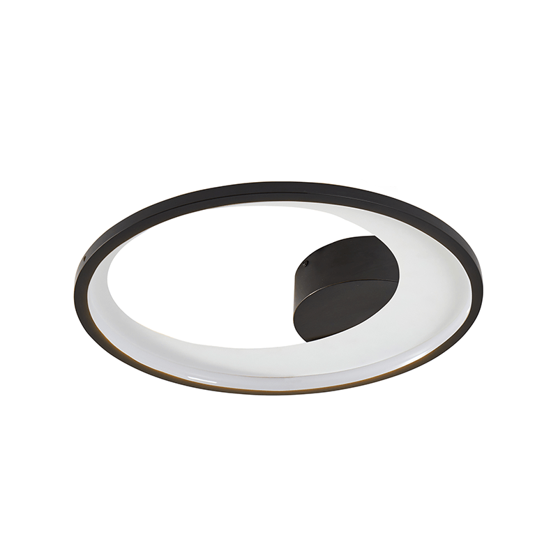 Plafon Led Zahal Uno 7x42CM Preto 3000K 27W 2025Lms Ref.2512 - Nordecor
