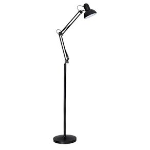 Luminária Coluna Chão Articulável Preta 280x850x320MM P/1 E-27 REF.LPA10116 - G20 G20