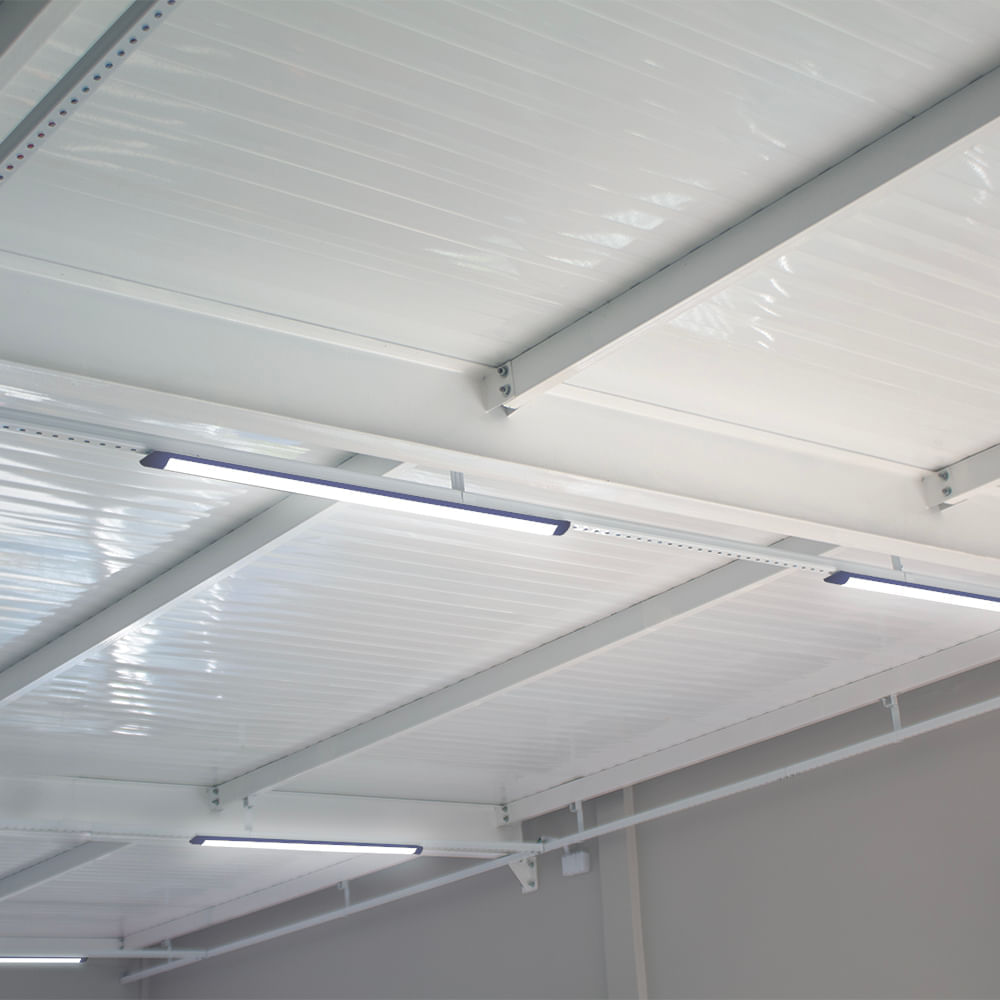 Luminaria Led Sobrepor Slim 36W 100CM 6500K BIV.2800LMS PT Ref.81916001 - Blumenau - Imagem 3