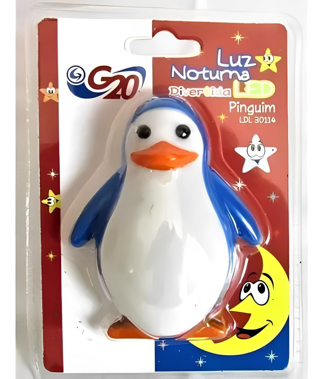 Luminária Residencial Luz Noturna Led Pinguim Azul 1W Bivolt Ref.LDL30114 - G20 - Imagem 2