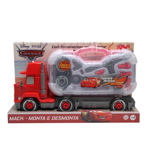 Brinquedo Caminhão Mack Monta E Desmonta Com Maleta Kit Ferramentas Toyng