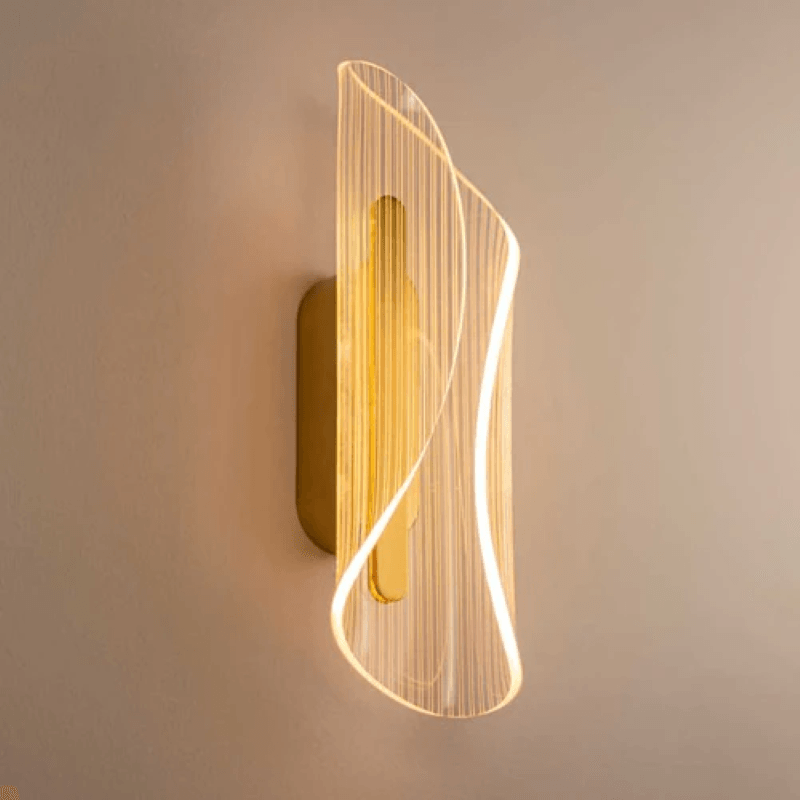 Arandela Led Betânia Ouro Fosco 26.5CM 6.5W 2700K 600Lms Ref.KY010 - Starlux - Imagem 2